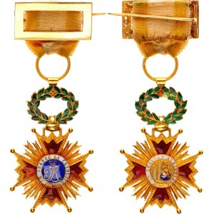 Spain Order of Isabel Kinght Badge 1815  - 1847 Miniature
