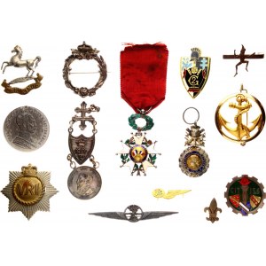 World Lot of Orders Medal and Parts 1870 - 1950