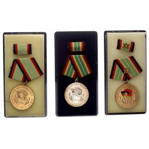 Germany - DDR Lot of 3 Medals for Loyal Services in the National People's Army 1956