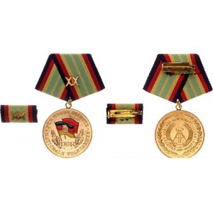 Germany - DDR Lot of 3 Medals for Loyal Services in the National People's Army 1956