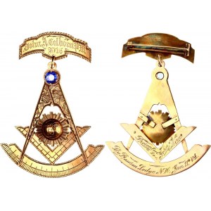 World Masonic Past Master Badge 1904