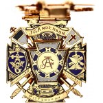 World Masonic Order of Rosicrucian Fellowship Neck Badge 32 Degrees