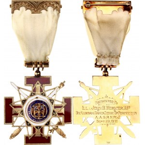 World Masonic Knights of the Temple Badge 33 Degrees