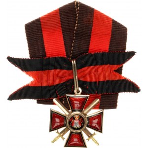 Russia Order of Saint Vladimir Cross with Swords 1899 - 1908 (ТВ) Smaller Type