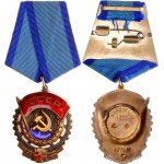 Russia - USSR Lot of 4 Medals 1943 - 1970 One Recipient