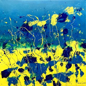 Marta DUNAL, Yellow and Blue Impressions, 2022 r.