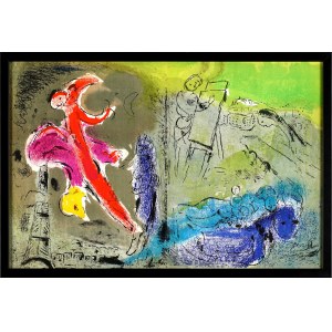 Marc Chagall (1887-1985), Kompozycja - praca dwustronna