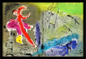 Marc Chagall (1887-1985), Kompozycja - praca dwustronna