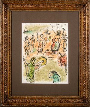 Marc Chagall (1887-1985), Zebranie Bogów, z cyklu: Odyseja