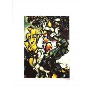 Marc Chagall (1887-1985), Kompozycja z żółcią i malachitem, 1979