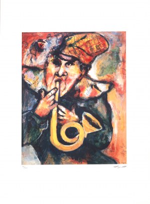 Marc Chagall (1887-1985), Muzykant, 1979