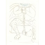 Salvador Dalí (1904-1989), Henryk VIII, z cyklu: Dużo hałasu o Szekspira (Szekspir II), 1970/71