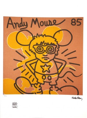 Keith Haring (1958-1990), Andy Mouse 85