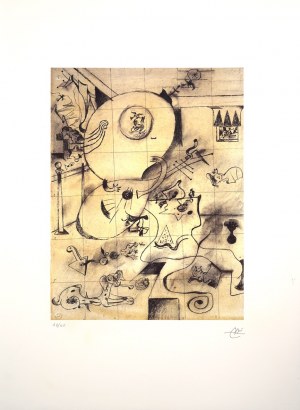 Joan Miró (1893-1983), Kompozycja, 1973