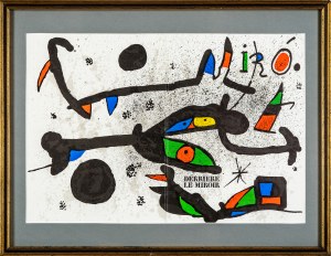 Joan Miró (1893-1983), Okładka do magazynu „Derriére le Miroir”
