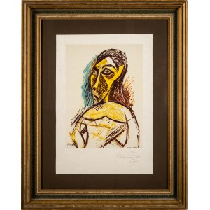 Pablo Picasso (1881-1973), Akt kobiecy, studium do Les Demoiselles d'Avignon