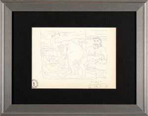 Pablo Picasso (1881-1973), Scena mitologiczna, 1956