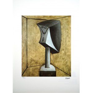 Pablo Picasso (1881-1973), Kompozycja na żółtym tle