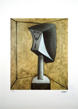 Pablo Picasso (1881-1973), Kompozycja na żółtym tle