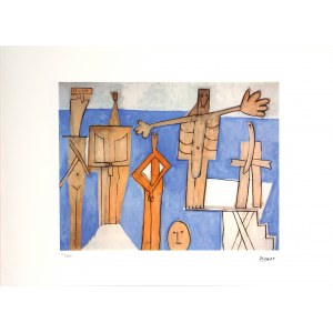 Pablo Picasso (1881-1973), Postaci na niebieskim tle