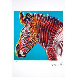 Andy Warhol (1928-1987), Zebra - projekt dla WWF
