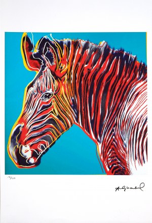 Andy Warhol (1928-1987), Zebra - projekt dla WWF
