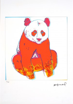 Andy Warhol (1928-1987), Panda - projekt dla WWF