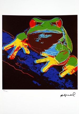 Andy Warhol (1928-1987), Żaba - projekt dla WWF