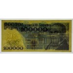 100.000 złotych 1990 - seria AP 0000816- PMG 65 EPQ