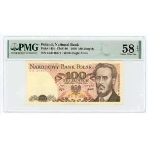 100 złotych 1976 - seria BB - PMG 58 EPQ