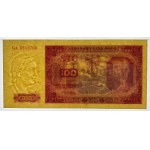 100 złotych 1948 - seria GA- bez ramki - PMG 40