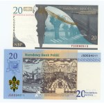 Set 5 banknotów kolekcjonerskich - Skłodowska, Słowacki, Jan Paweł II, Chopin, Koronacja obrazu Matki Bożej