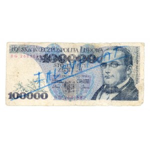 100 000 złotych 1990 - FALSYFIKAT