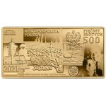 500 złotych 2021 - Lech Kaczyński Warto Być Polakiem - złoto Au 999, 31,1 gram