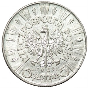 II RP - 5 złotych 1936 - Józef Piłsudski