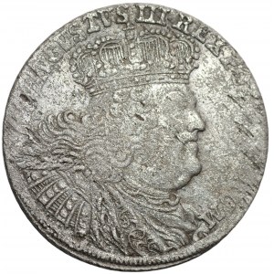 August III Sas (1733-1763) Ort 1754 Lipsk - efraimek