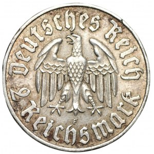 NIEMCY - 2 marki 1933 (F) Stuttgart - Martin Luther