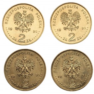 4 x 2 złote 1999 - Fryderyk Chopin