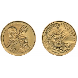 2 x 2 złote 1996-1997 - Henryk Sienkiewicz, Stefan Batory