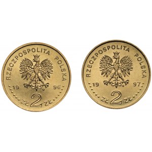 2 x 2 złote 1996-1997 - Henryk Sienkiewicz, Stefan Batory
