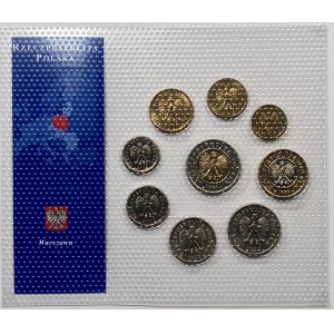 POLEN - zestaw monet obiegowych od 1 grosza do 5 złotych (1992-2002)