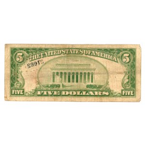 USA - 5 dolarów 1929 - Nowy Jork