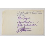 Autographs - red notebook - Karlovy Vary Festival 1976 - 42