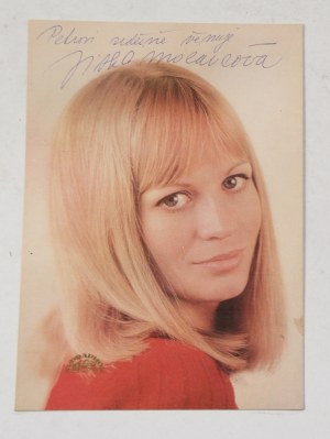 Jitka Molavcova - autograf na pocztówce filmowej