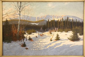 George Trautmann, Widok na Śnieżne Kotły [malarstwo śląskie],
