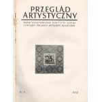 Czasopismo Przegląd artystyczny 4/1952 [MDM, Leon Wyczółkowski].