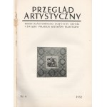 Czasopismo Przegląd artystyczny 4/1952 [MDM, Leon Wyczółkowski]