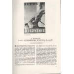 Czasopismo Przegląd artystyczny 3/1953 [Plakat polski, Karykatura, Getto, Zakopane]