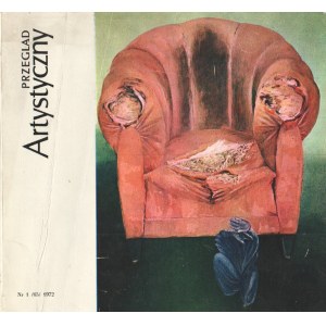 Czasopismo Przegląd artystyczny 1/1972 [Warschau, Wrocław, Zbigniew Horbowy, Szkło, Antoni Gołębniak, Benon Liberski].