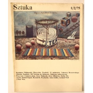 Czasopismo Sztuka 1/2/75 [Tadeusz Brzozowski, Zbigniew Makowski]